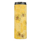 Bijen zoemen honingbijen Schattige Thermosbeker (Achterkant)