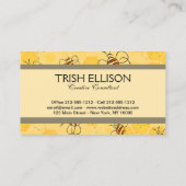 Bijen zoemen honingbijen Schattige Visitekaartje (Achterkant)