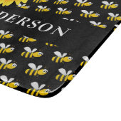 Bijen zwarte gele zonnebloem snijplank (Hoek)