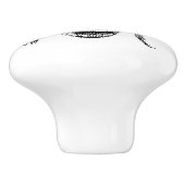 Bijenafdrukken — Keramische knop (Zijkant)