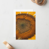 Bijenantennes & Zonnebloem Notitiekaartje (Voorkant / Achterkant in situ)