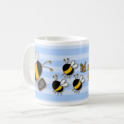 bijenarbeider - leraar koffiemok (Voorkant links)