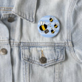 bijenarbeider - leraar ronde button 5,7 cm (In situ)