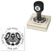 Bijenattitudes Rubberstempel (Gestempeld)