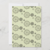 Bijenbaby douche uitnodigingen code hommel (Achterkant)