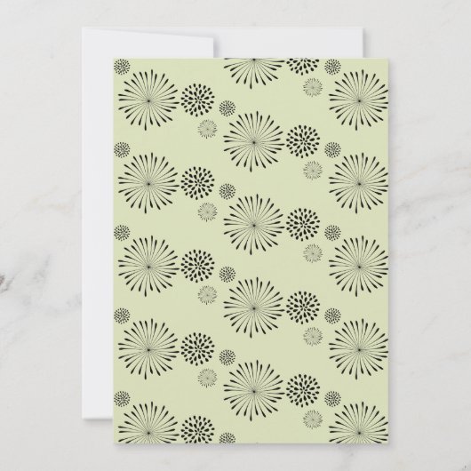 Bijenbaby douche uitnodigingen code hommel (Achterkant)