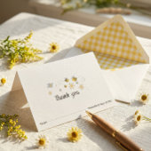 Bijenbaby Shower Bedankkaart