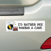 bijenbakkerij bumpersticker (Op auto)