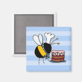 bijenbakkerij magneet (Voorkant / Achterkant)