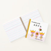 Bijenbende A B C's Spiraal Notebook Notitieboek (Binnen)