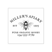  bijenbijenkuis (honingstempel) rubberstempel (Afrduk)