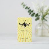 Bijenblaast Visitekaartje (Staand voorkant)