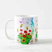 Bijenbloem Bijen Mok (Links)