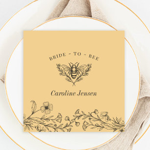  bijenbloem Gele douche Servet