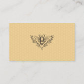 bijenbloem Luierspoeling Kaart invoegen Visitekaartje (Achterkant)