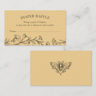  bijenbloem Luierspoeling Kaart invoegen Visitekaartje