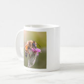 Bijenbloem Natuurfotografie Mok (Voorkant links)