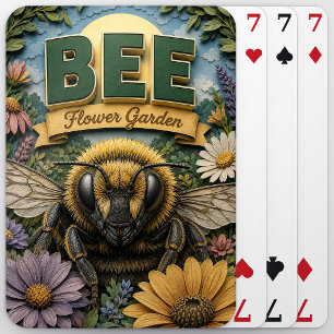 Bijenbloementuin POPCUT Pokerkaarten