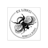 Bijenboek ex libris Rubberstempel (Afrduk)