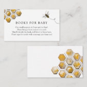 Bijenboeken voor Baby-afsluitkaart Informatiekaartje (Voorkant / Achterkant)