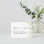 Bijenboeken voor Baby shower voor Baby Informatiekaartje (Staand voorkant)