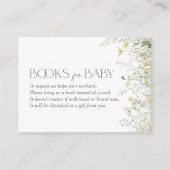 Bijenboeken voor Baby shower voor Baby Informatiekaartje (Voorkant)