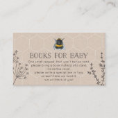 Bijenboeken voor Baby showers voor Baby-Baby showe Informatiekaartje (Voorkant)