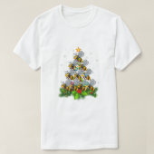 Bijenbomen, kerstmis t-shirt (Design voorkant)