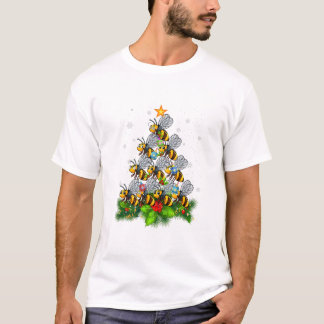 Bijenbomen, kerstmis t-shirt