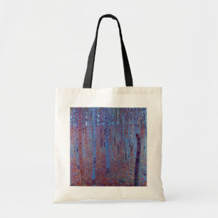 Bijenboom bos door Gustav Klimt, Vintage Art Nouve Tote Bag