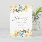 Bijenbridal Shower Invitation Kaart (Staand voorkant)