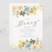 Bijenbridal Shower Invitation Kaart (Voorkant / Achterkant)