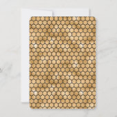 Bijenbridal Shower Invitation | Zij vond haar honi Kaart (Achterkant)