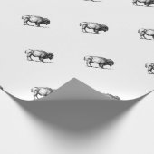 bijenbuffelkoel cadeaupapier (Hoek)