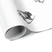 bijenbuffelkoel cadeaupapier (Rol Hoek)