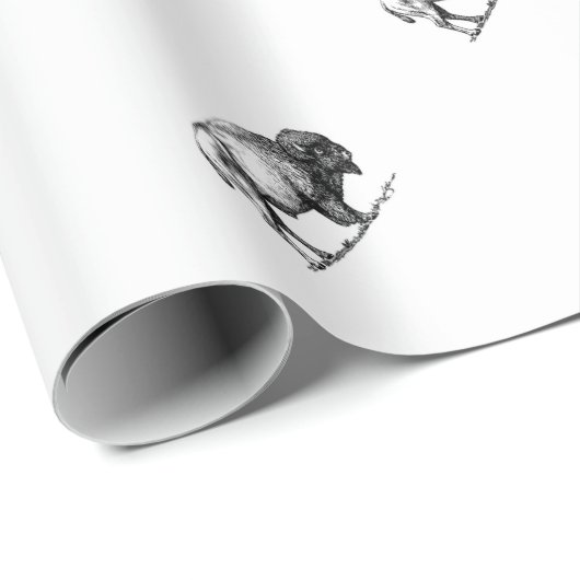 bijenbuffelkoel cadeaupapier (Rol Hoek)