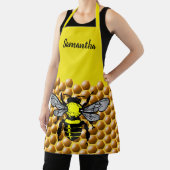 Bijenbuikpatroon van honingbijenkop snijdend Schor Schort (Insitu)