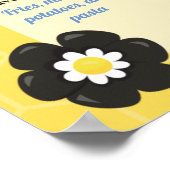 Bijendaagse partij 1e Birthday-Poster Poster (Hoek)