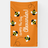 Bijendag 1e Verjaardagsfeest Banner Decor (Verticaal)