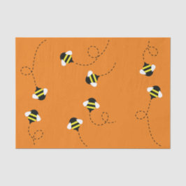 Bijendag 1e verjaardagsfeestje tissuepapier