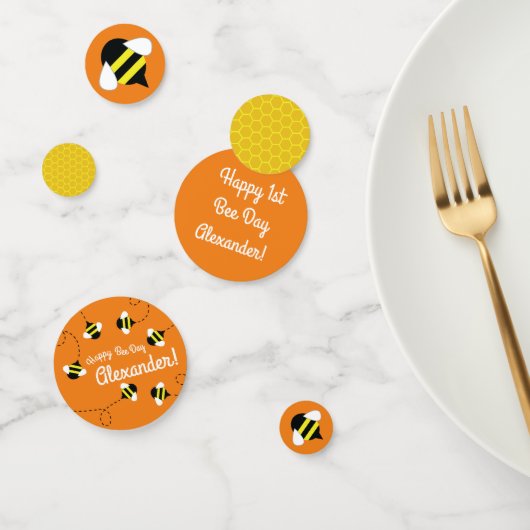 Bijendag 1e Verjaardagsfeesttafel Decor Confetti (Groep)