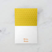 Bijendag Dank u 1e Verjaardag Kaarten (Binnen)