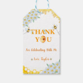 Bijendag Dank u Label Verjaardag Cadeaulabel (Voorkant)