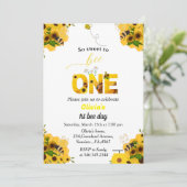 Bijendag, eerste verjaardagsbijenthema, zo lief om kaart (Staand voorkant)