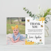 Bijendag Foto Dankkaart Hommel Bedankkaart (Staand voorkant)