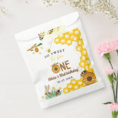 Bijendag geel honingbij eerste meisje verjaardagsf bedankzakje (Gezegeld)