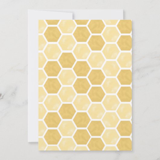 Bijendag hommel 1e verjaardag Daisy Kaart (Achterkant)