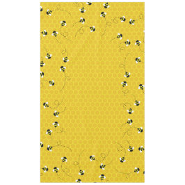 Bijendag Schattigee honingraat eerste verjaardagst Tafelkleed