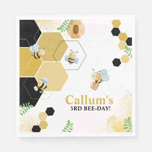 bijendag servet (Voorkant)