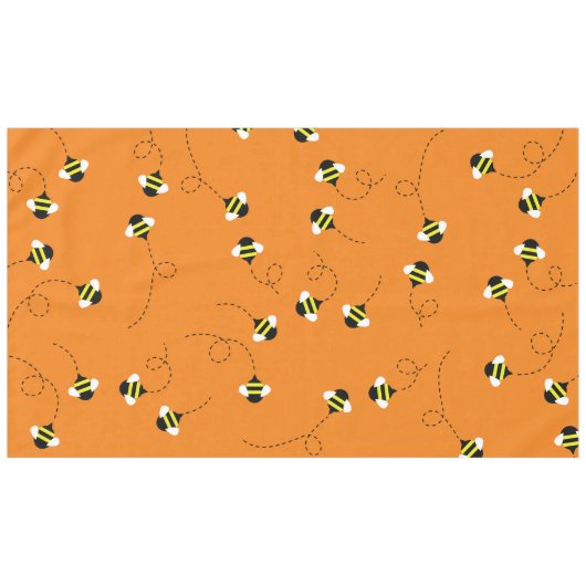 Bijendagskuiken Eerste verjaardag Tafel Tafelkleed (Voorkant (Horizontaal))